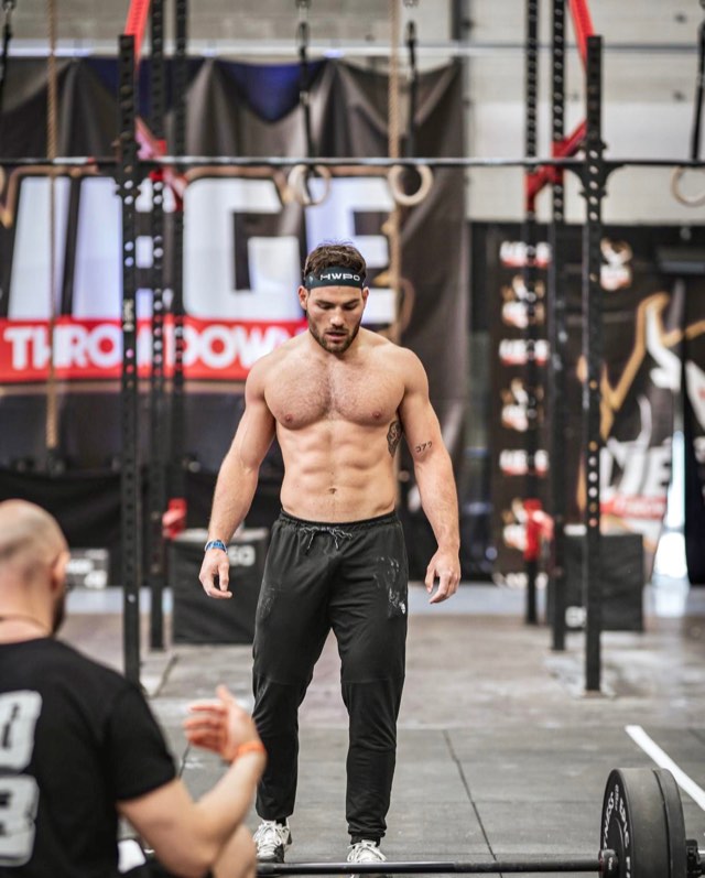 Clément Riallin sur le plateau du Liège Throwdown